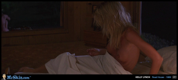 Kelly Lynch goes topless in Road House; Celebrity 