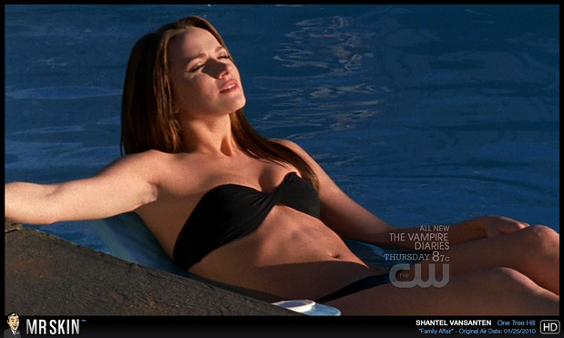 Shanteel VanSanten - One Tree Hill bikini shot; Celebrity Hot 