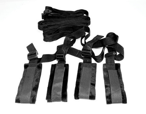 [ #PinkPicks ] : Bed Bondage Restraint Kit; Toys 