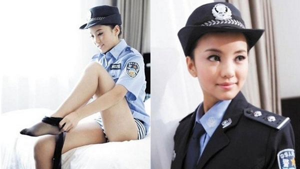 Sexy Cop; Asian Fetish Feet 